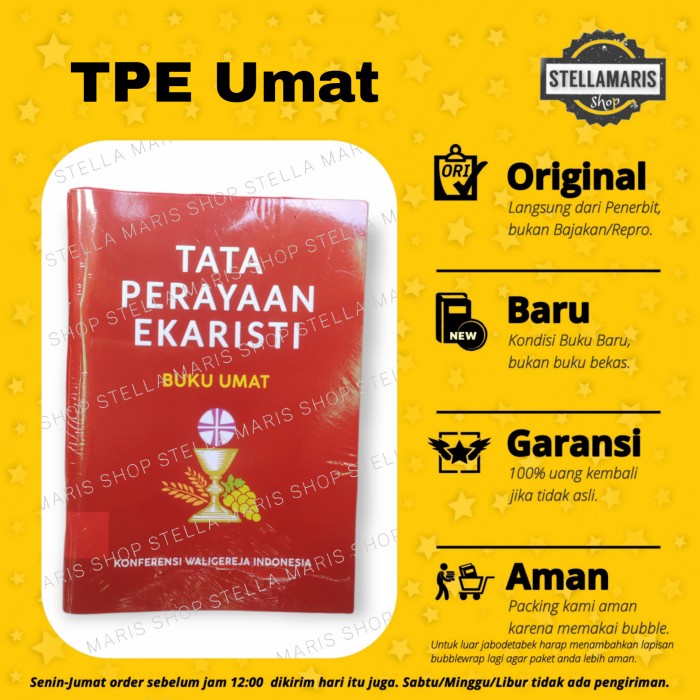 Jual A1 Tata Perayaan Ekaristi Buku UMAT - TPE Terbaru - Misa Katolik ...