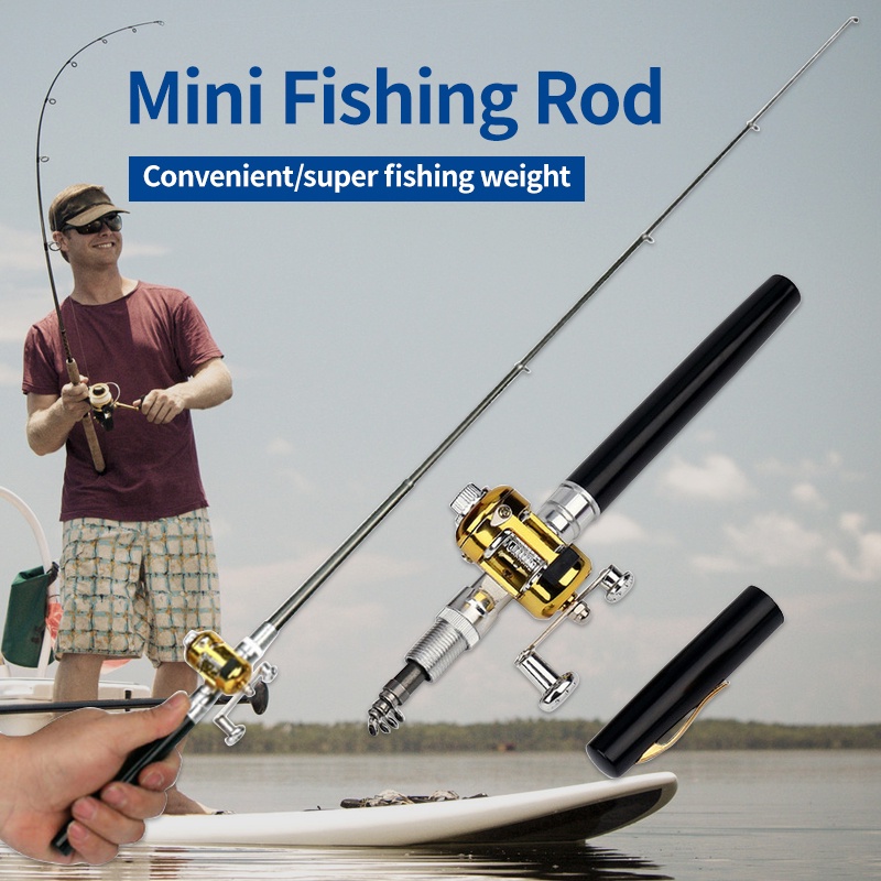 Jual Mini Joran Pancing Pulpen 100CM Fishing Rod Pen Outdoor