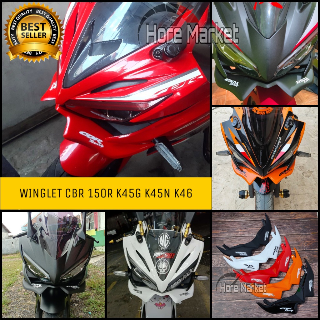 Jual WINGLET CBR 150R K45G K45N K46 WINGLET CBR 150 R 2016 2017 2018 2019 2020 WINGLET CBR150R