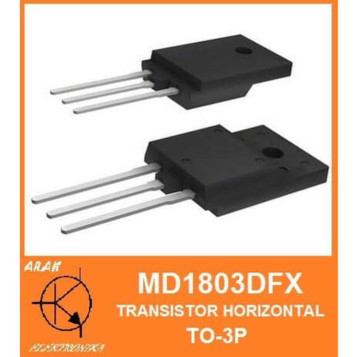 Jual MD1803DFX MD 1803 MD1803 MD 1803 DFX Transistor Horizontal TV ...