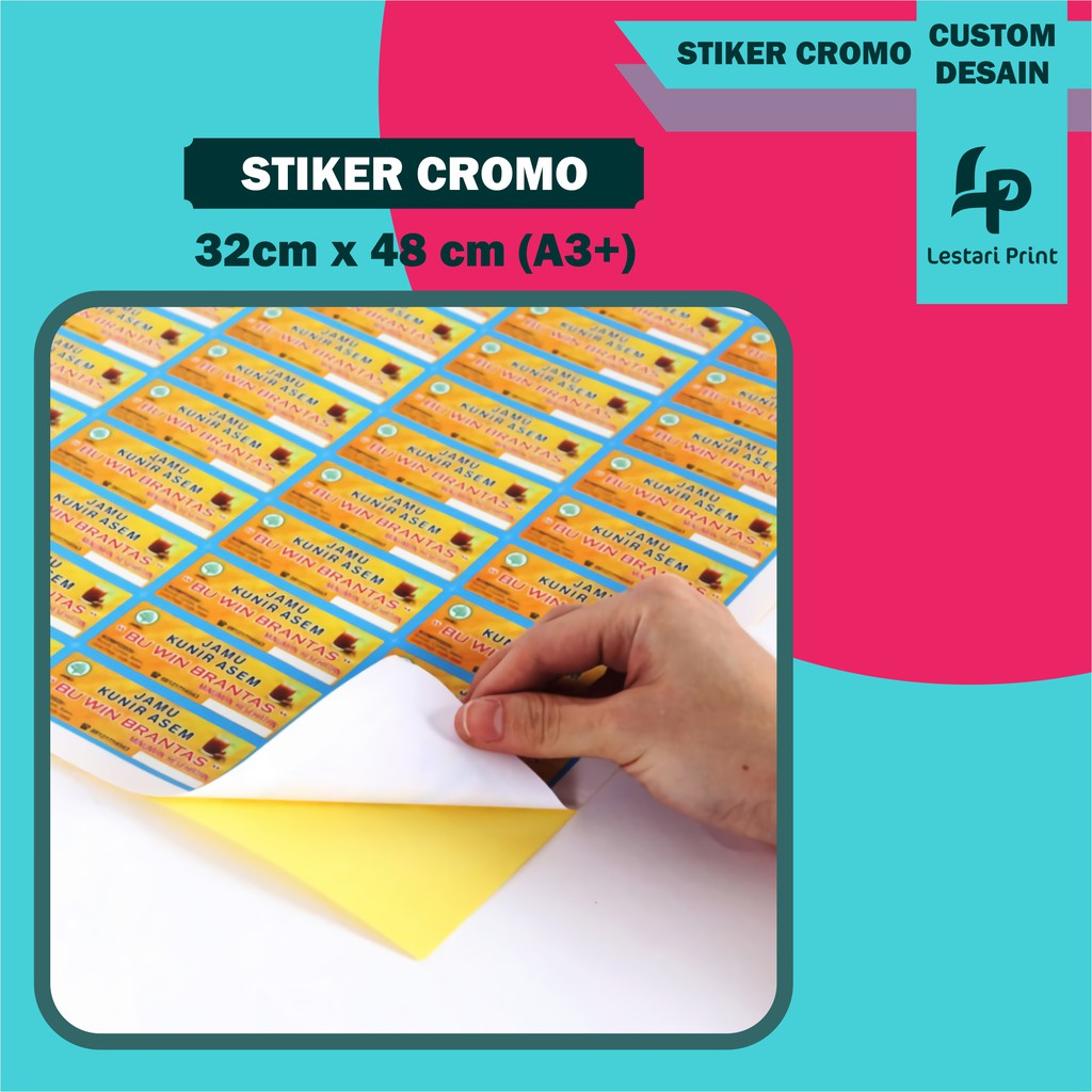 Jual STIKER CROMO A3+ 32CM X 48CM | Shopee Indonesia