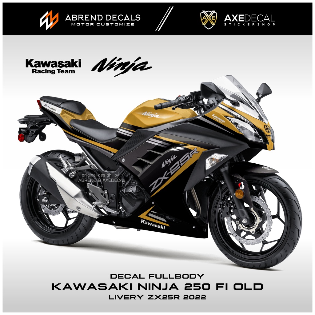 Jual Decal Fullbody Ninja Fi Livery Zx R Stiker Motor Kawasaki