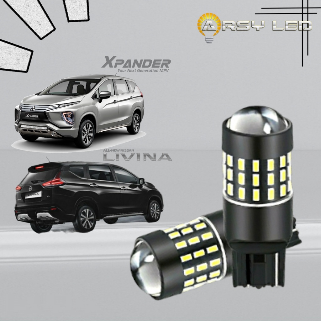 Jual PROMO - Lampu Rem LED BRV NEW BRIO XPANDER LIVANDER T20 LED MERAH ...