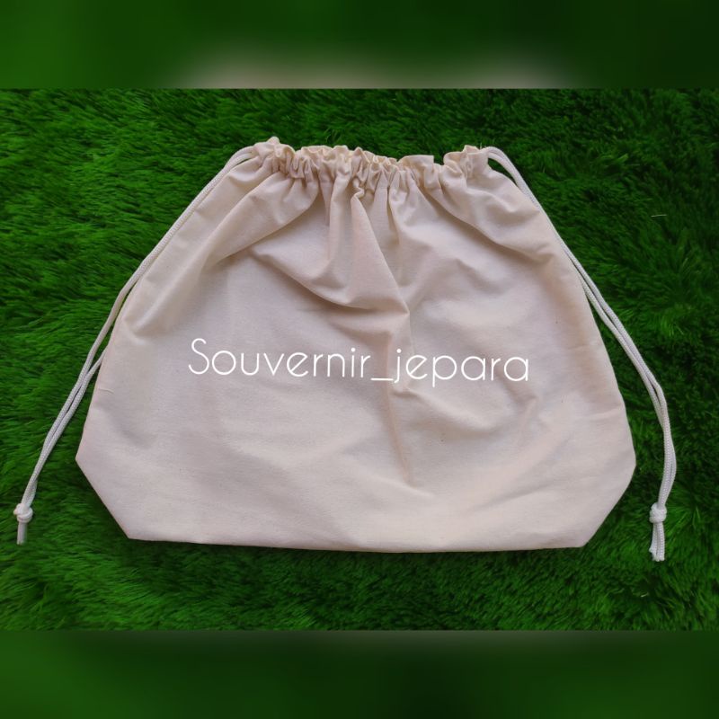 Jual kantong serut blacu dompet serut blacu terkini premium dompet