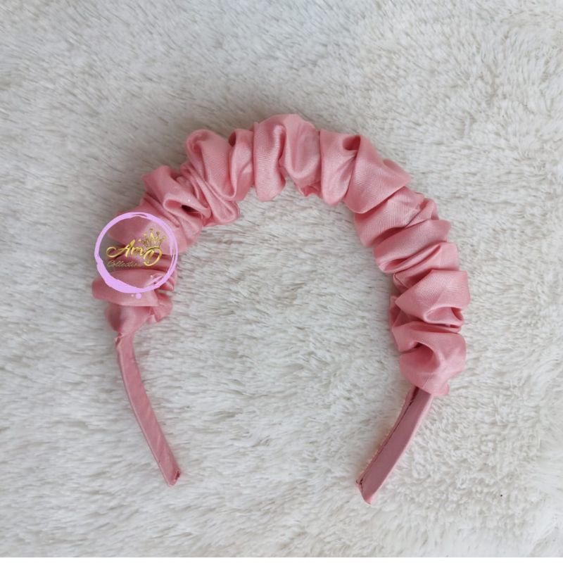 Jual Cod Bando Nagita Slavina Viral Bandana Bondu Scrunchie Kerut Ruffle Korea Shopee Indonesia 