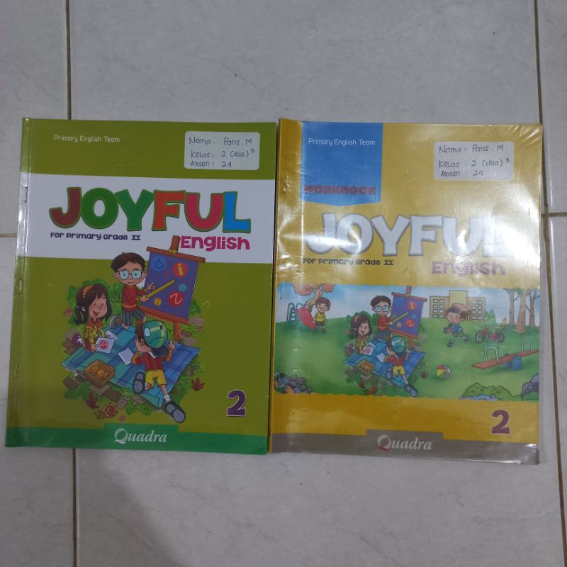 Jual Buku Paket Pelajaran Bahasa Inggris Joyful English Kelas SD 1 2 3 ...