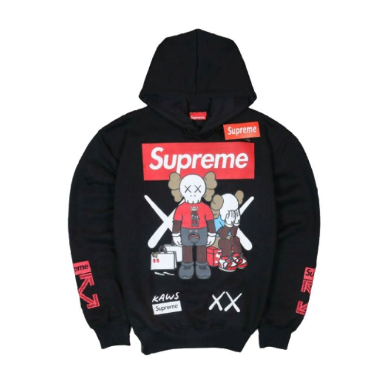 Jual (LIMITED EDITION) HOODIE OFF WHITE SUPREME X KAWS | Shopee Indonesia