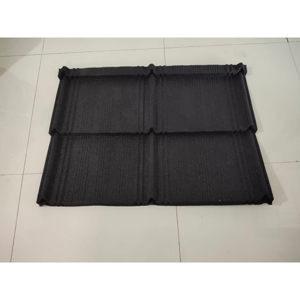Jual ATAP GENTENG METAL MINIMALIS BER PASIR BER WARNA JARAK RENG 28.5