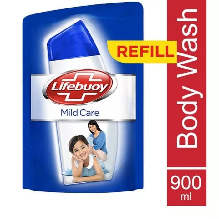 Jual Lifebuoy Body Wash Mild Care Refill 900ml Shopee Indonesia