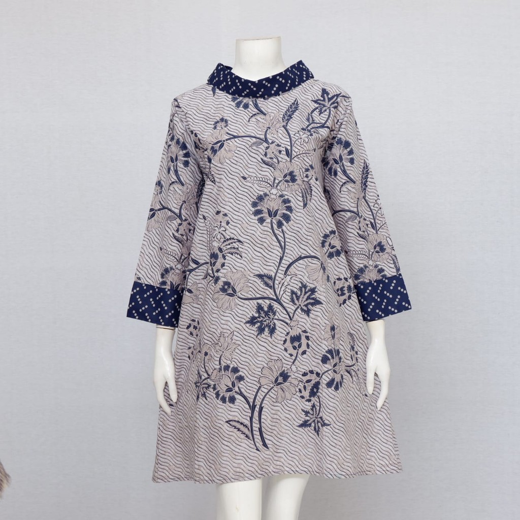 Jual Tunik Sri Dewi Dress Batik Halus Lawasan Shopee Indonesia