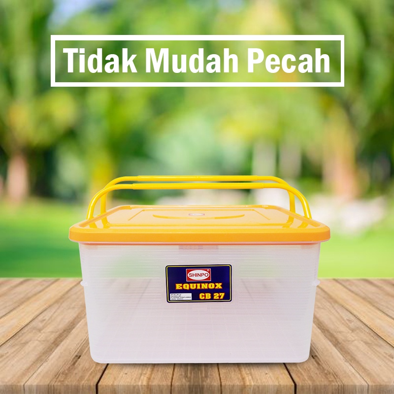 Jual SHINPO Equinox Container Box Kotak Penyimpanan Plastik 27 L with ...