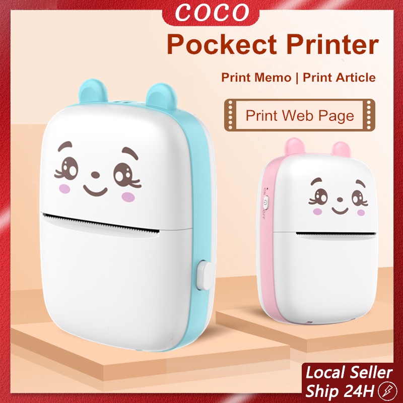 Jual Peripage Mini Printer Peripage A8C Printer Mini Thermal bluetooth ...