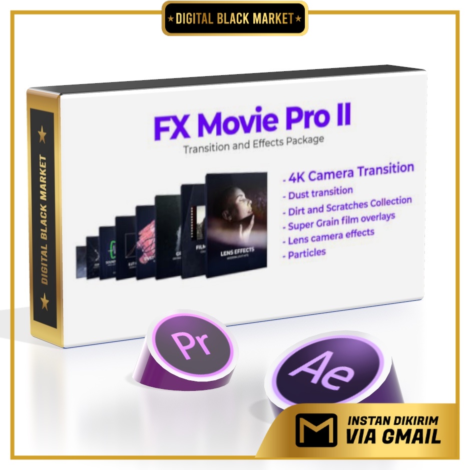 Jual FX Movie Pro 2 Transition and Effects Package - for capcut filmora ...