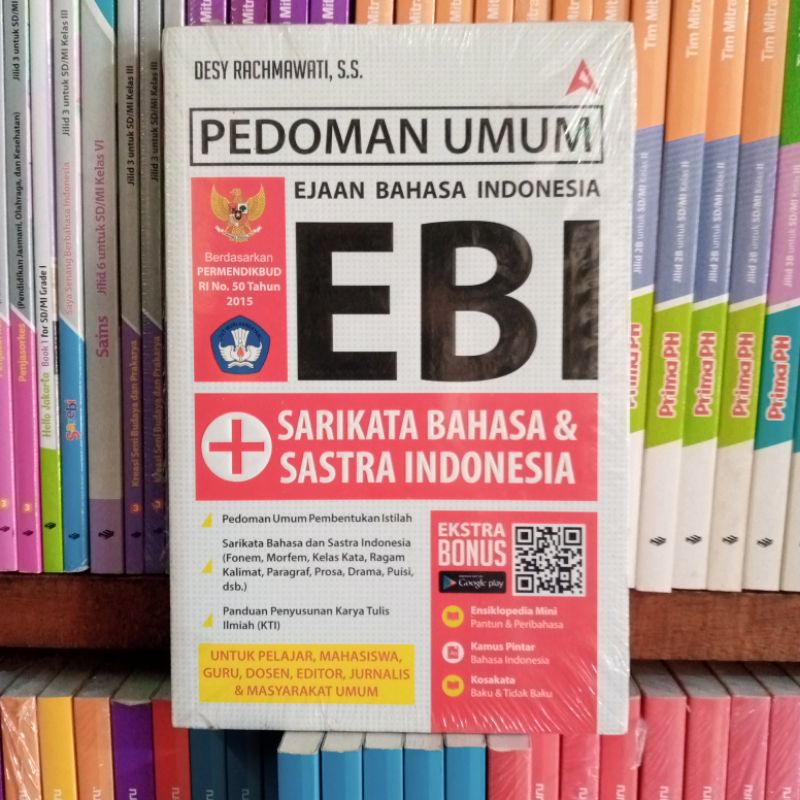 Jual BUKU PEDOMAN UMUM EJAAN BAHASA INDONESIA (EBI) + SARIKATA BAHASA ...