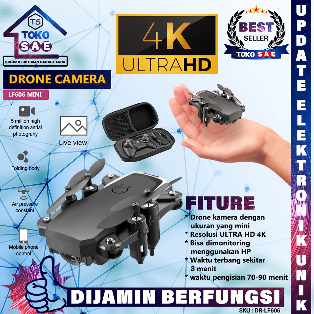 Jual Mini Drone LF606 Quadcopter Portable RC Helykopter Wireless ...