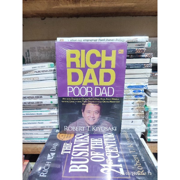 Jual Buku Motivasi Rich Dad Poor Dad Robert T Kiyosaki Shopee