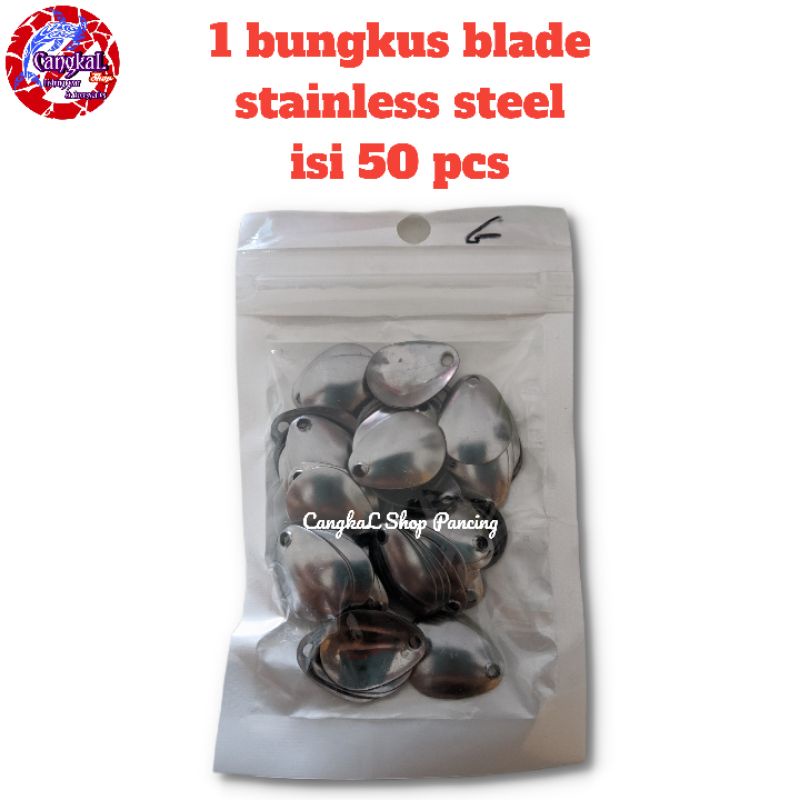 Jual Blade / spoon stainless steel anti karat 1 bungkus isi 50 pcs ...