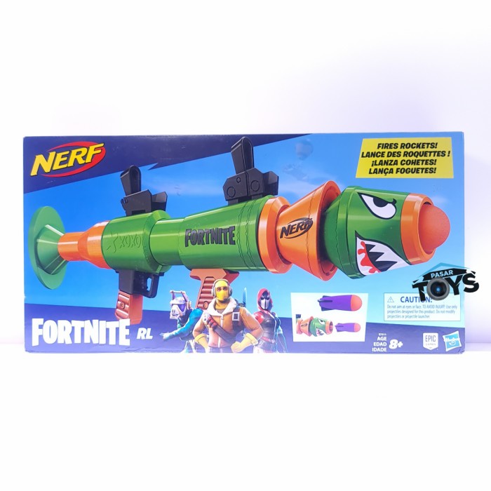 Jual NERF Fortnite RL Blaster -- Fires Foam Rockets Hasbro | Shopee ...