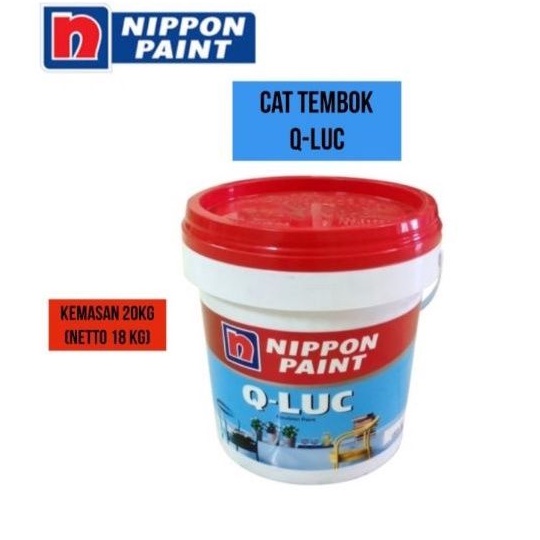 Jual Cat Tembok QLUC 20kg White 1505 Putih QLUC Nippon Paint Netto