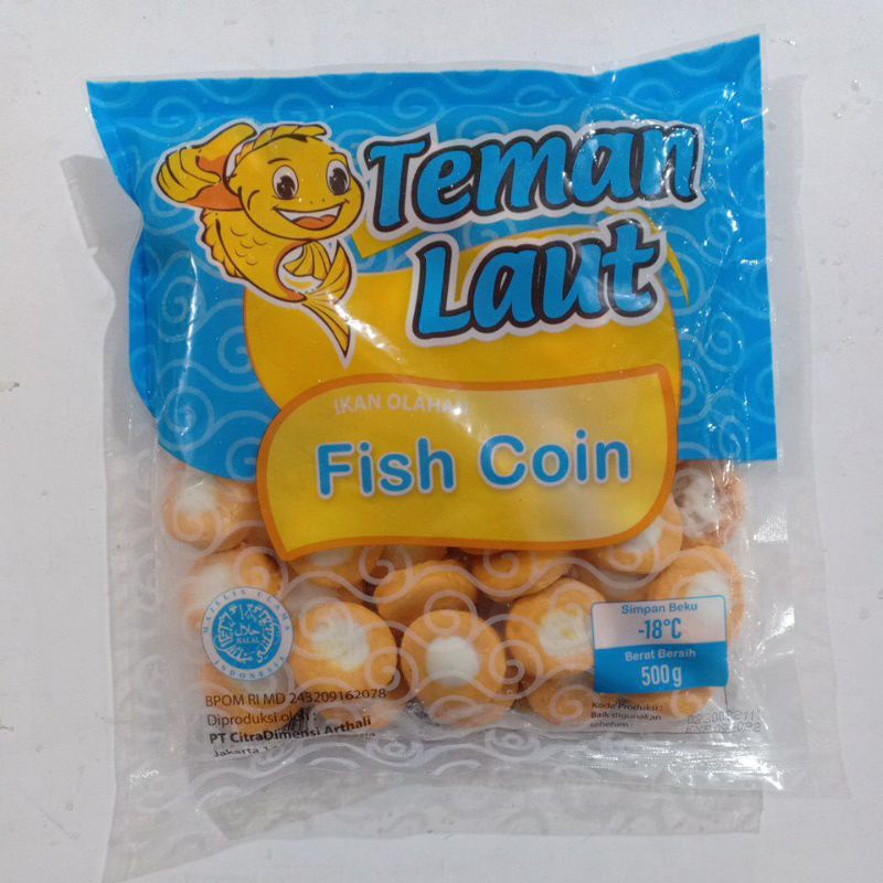 Jual Teman Laut Fish Coin 500gr Bakso TL Shopee Indonesia