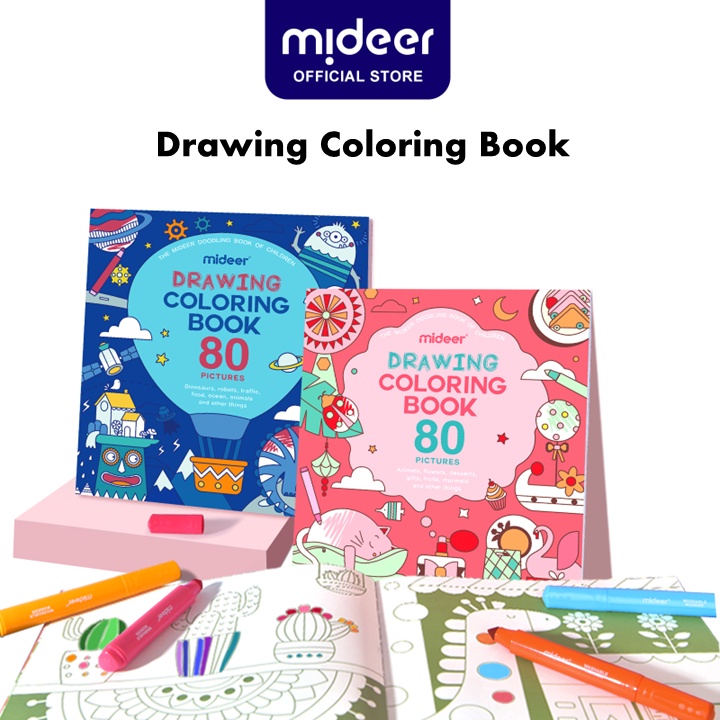 Jual Mideer Drawing Coloring Book Mainan Edukasi Shopee Indonesia