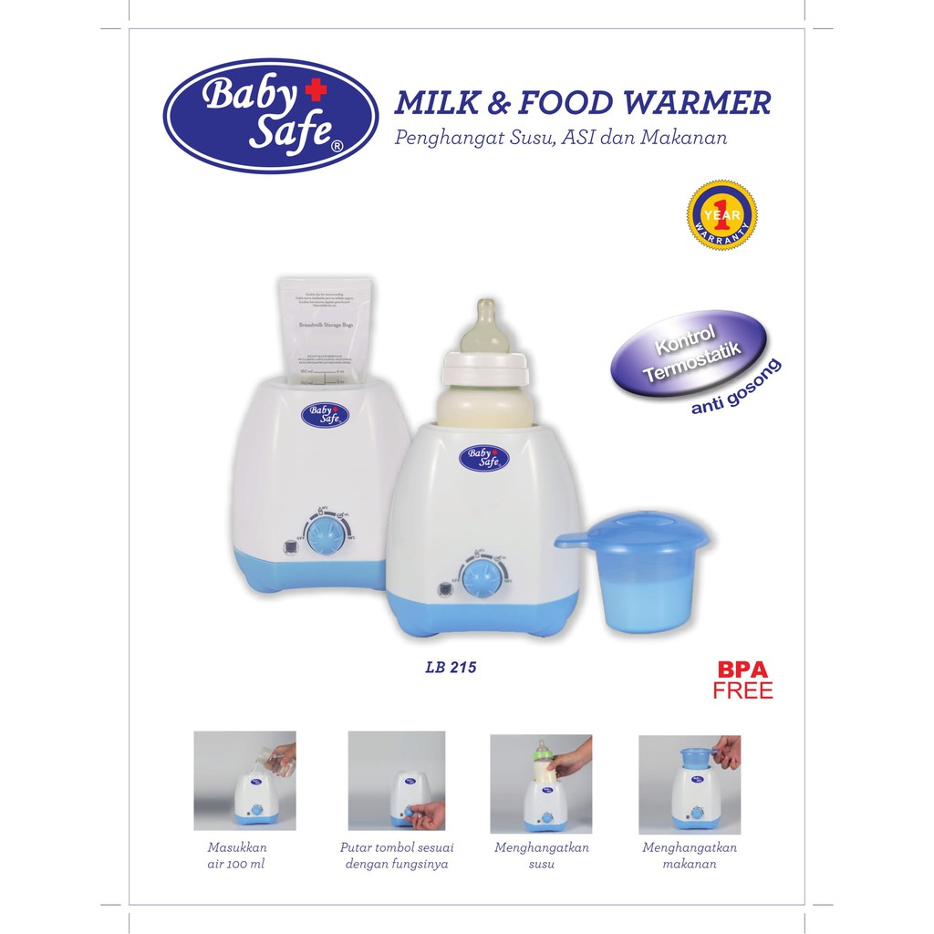 Milk and food store warmer baby safe