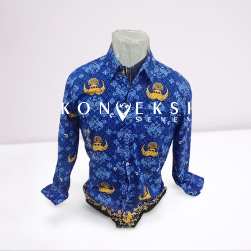 Jual seragam korpri terbaru pria | baju batik korpri | kemeja batik
