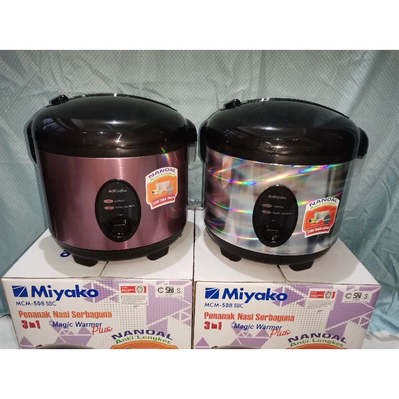 Miyako MCM 508 SBC Rice Cooker 1.8 Liter Stainless