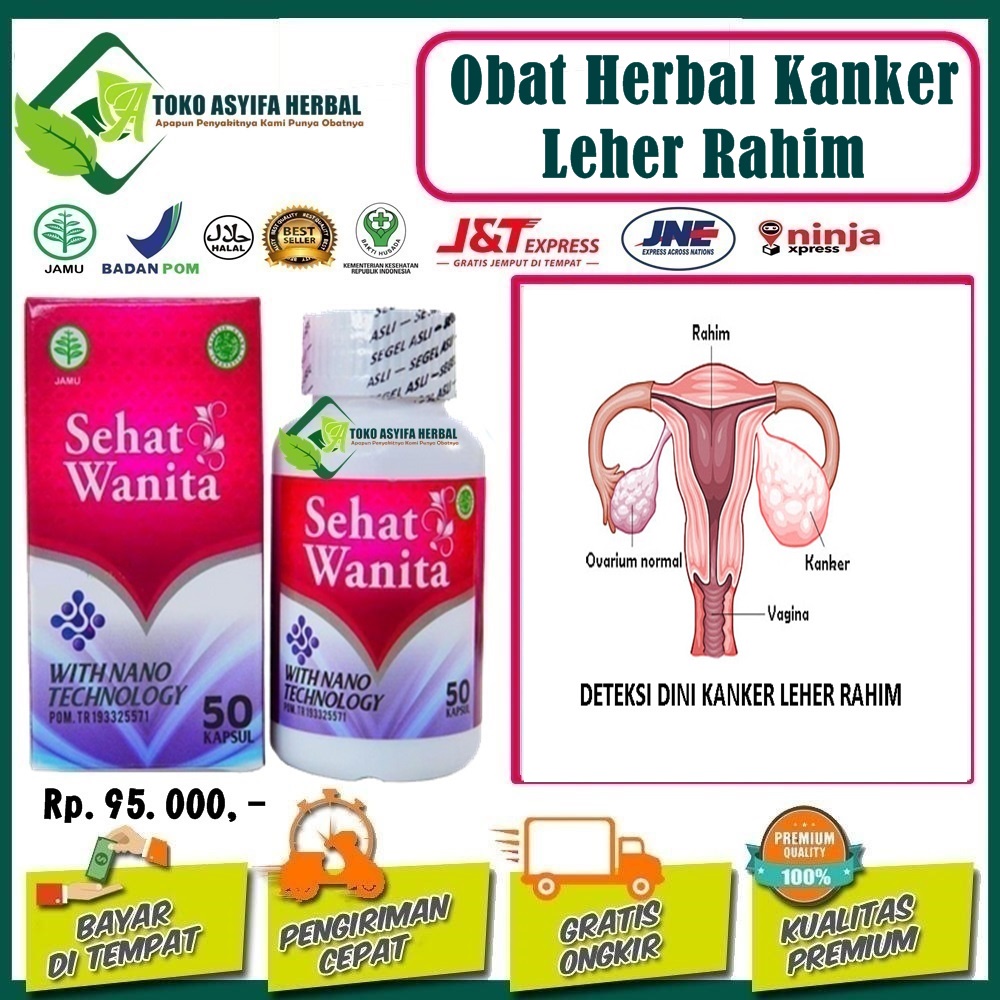 Jual Obat Herbal Kanker Leher Rahim, Kanker Mulut Rahim, Peradangan ...