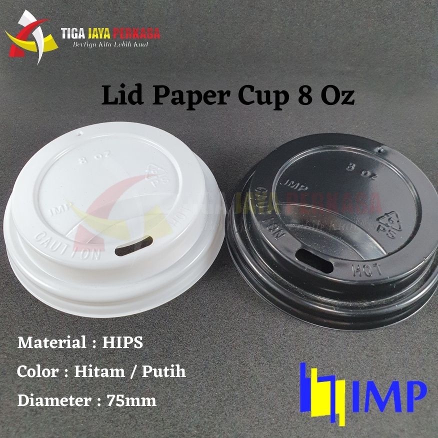 Jual Lid Paper Cup 8oz 240ml Hot Tutup Gelas Kopiteh Panas Isi 50pcs Shopee Indonesia 0643