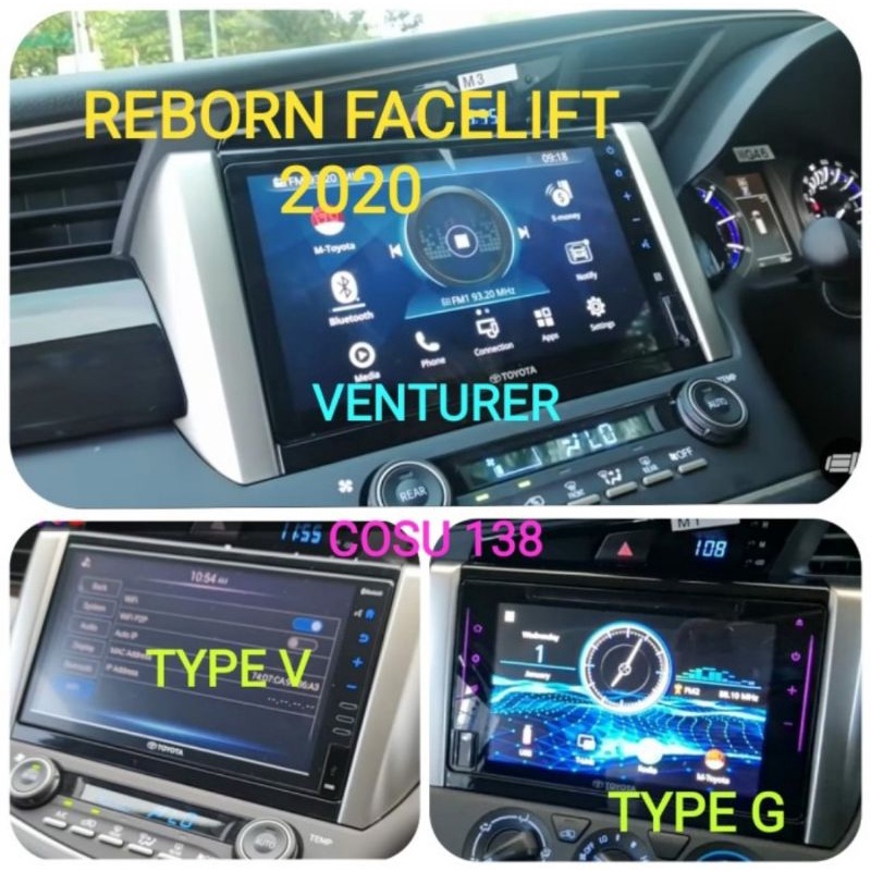 Jual Anti Gores Head Unit Premium Toyota Innova Inova Reborn Type Tipe ...