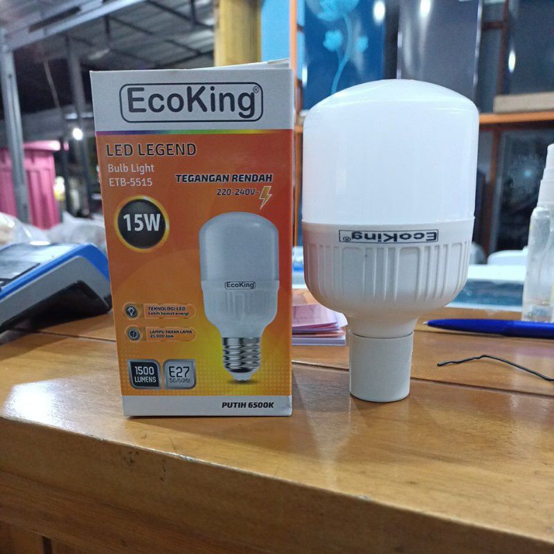 Jual Lampu Bohlam Led Ecoking 15 Watt Shopee Indonesia 8499