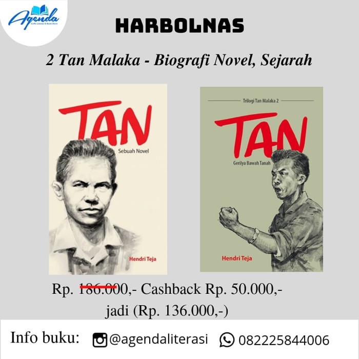 Jual Paket Buku - Tan Malaka - Novel Biografi, Sejarah - Paket ...