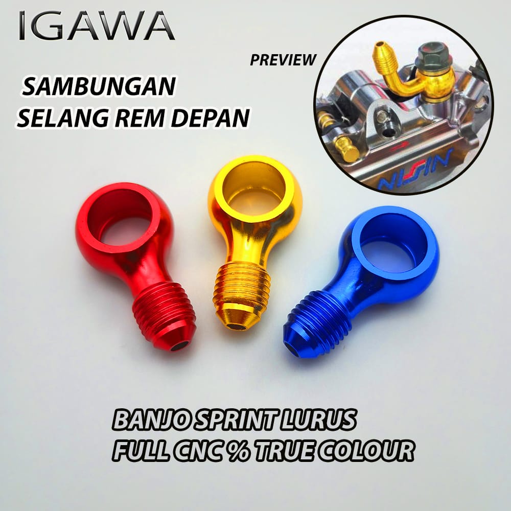 Jual Baut Banjo Selang Rem Depan Baut Keliper Cnc Warna Shopee Indonesia