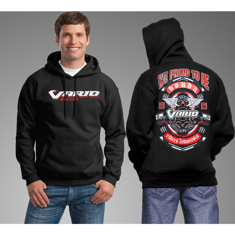 Jual HOODIE VARIO RIDER/ JAKET PRIA/SWEATER MOTOR/PROMO JAKET MURAH ...