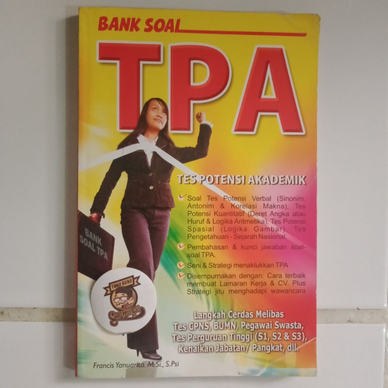 Jual Buku Bank Soal TPA (Tes Potensi Akademik) | Shopee Indonesia