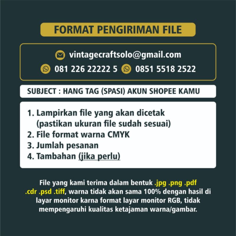 Jual Cetak Hangtag Hang Tag Usaha Hampers Giftbox Costum Murah | Shopee ...