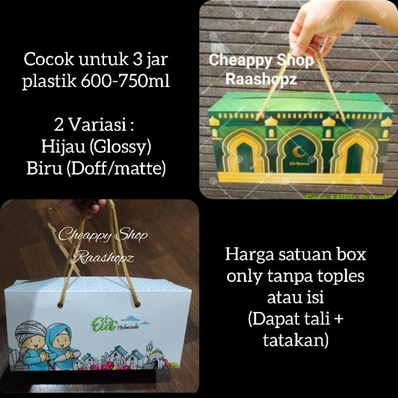 Jual Box Jar 600ml 750 Box Jar Lebaran 2 jar 600ml box lebaran 2 jar ...