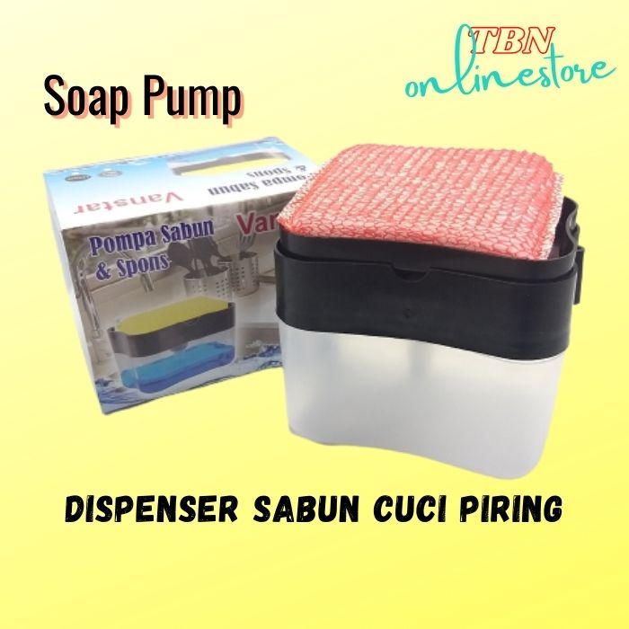 Jual Soap Pump and Sponge Caddy / Dispenser Sabun Cuci Piring Shopee