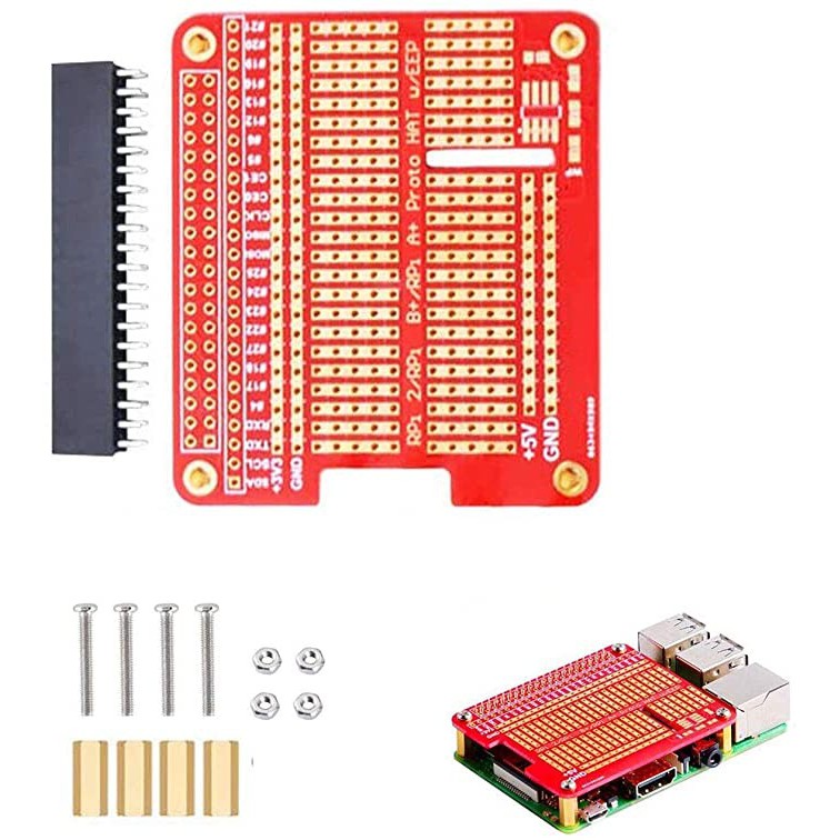 Jual DIY Proto Hat Shield PCB Prototype Pi-Hat for Raspberry Pi 2B 3B 3 ...