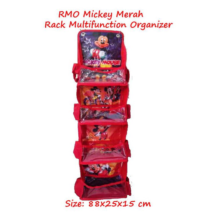 Jual promo RMO Mickey Mouse Merah (Rak Multifungsi Organizer) Karakter ...