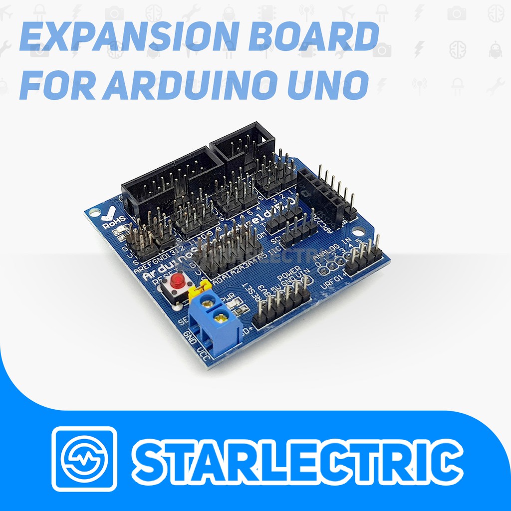 Jual Sensor Expansion Shield for Arduino Uno v5.0 | Shopee Indonesia