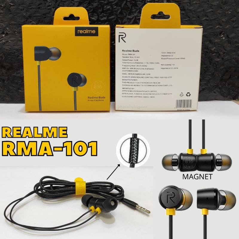 Realme earphone online rma101