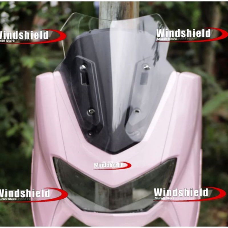 Jual Visor Windshield Ws Yamaha Nmax New Nmax Old Type Vector Clear Tebal Shopee Indonesia