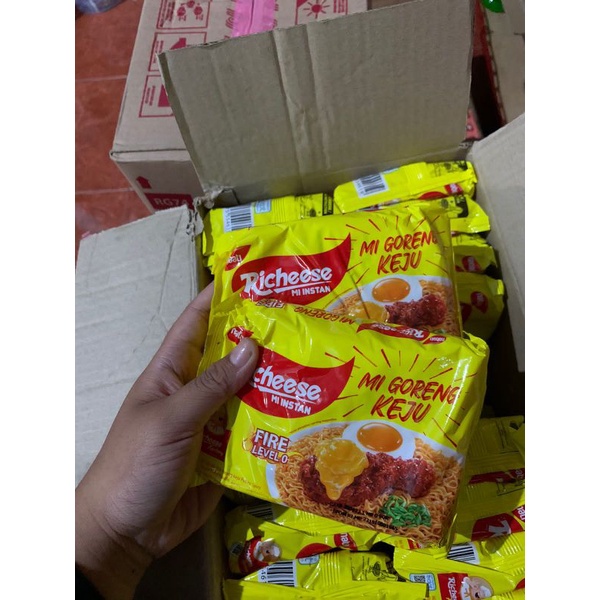 Jual MIE RICHEESE ( Mie GORENG KEJU LEVEL 0 ) | Shopee Indonesia