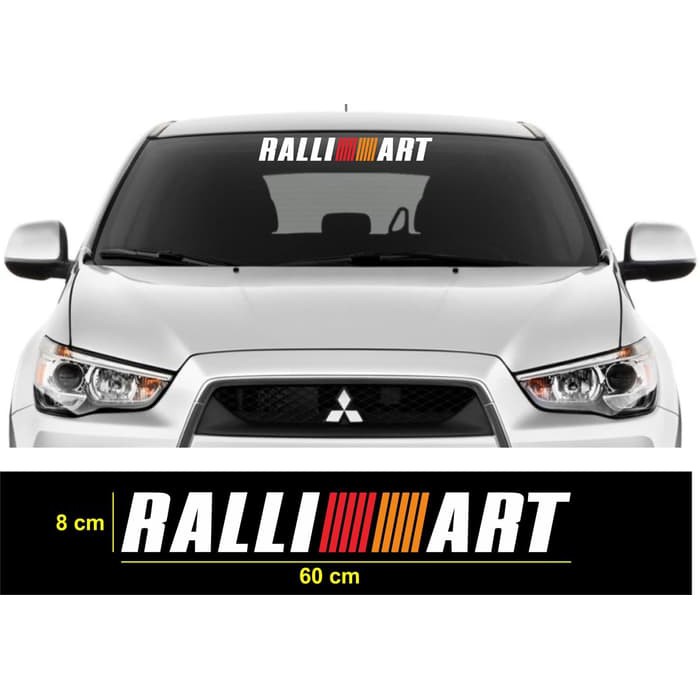 Jual Stiker Mobil Cutting Sticker Kaca Mobil Ralliart Shopee Indonesia