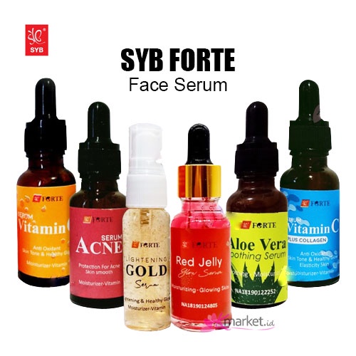 Jual SYB Forte Face Serum RED JELLY ACNE VIT C GOLD ALOE VERA