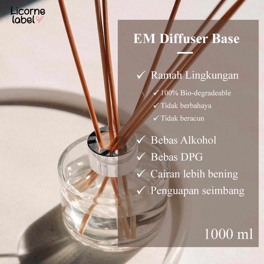 Jual 1000ml EM Reed Diffuser Base Solvent - Cairan Refill Pengharum ...