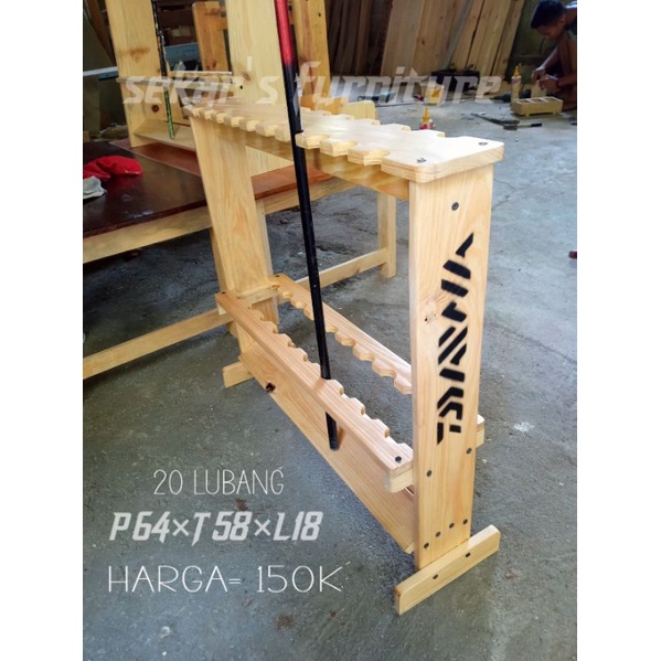 Jual RAK JORAN KAYU 20 LUBANG | Shopee Indonesia