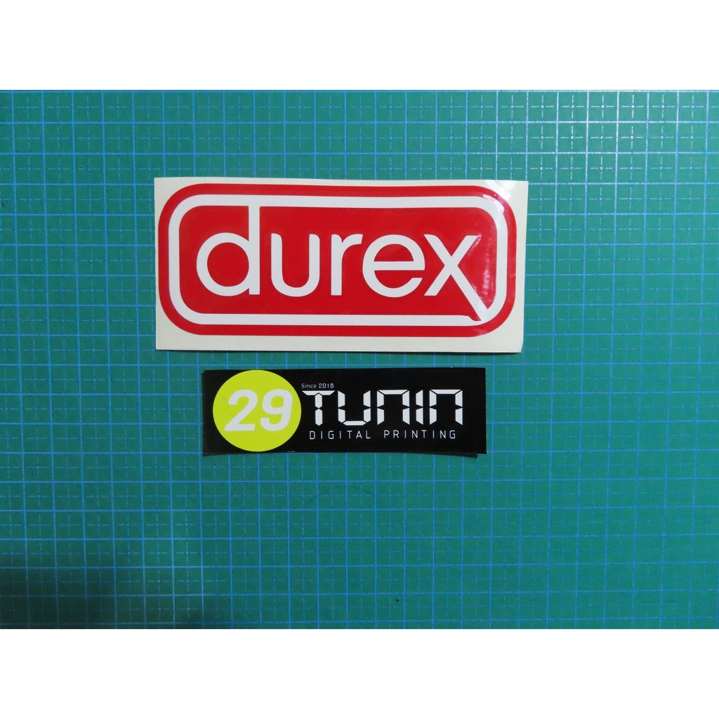 Jual Cutting Sticker Stiker Helm Durex | Shopee Indonesia